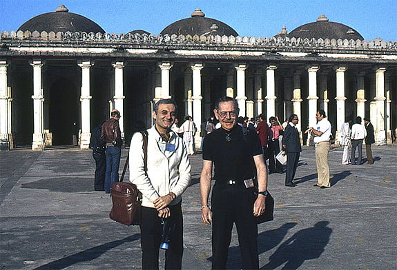 1979 With design icon Victor Papanek in India