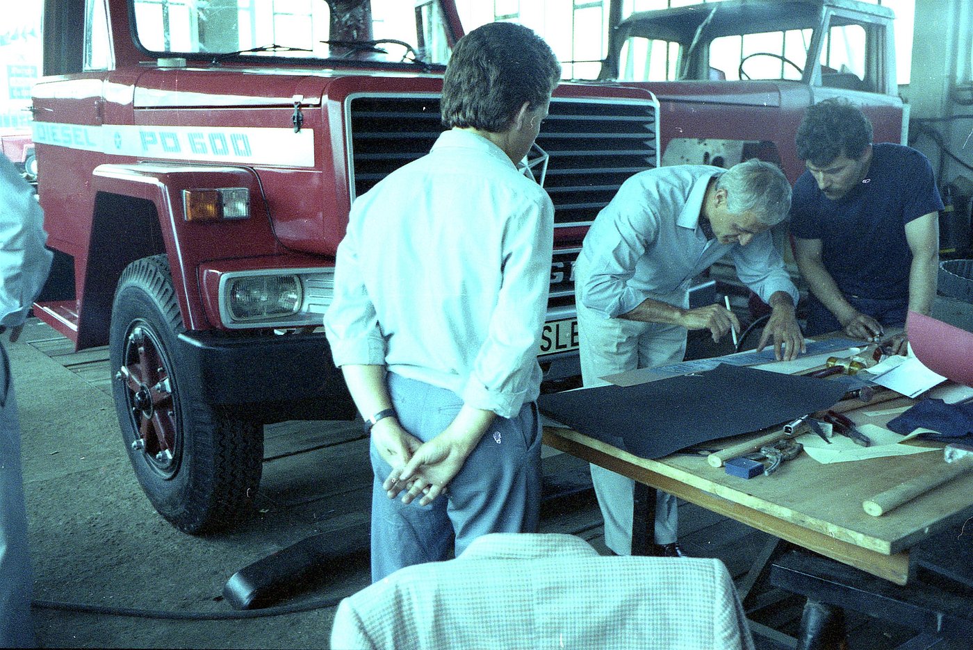 1982 Working on new designs for Chrysler