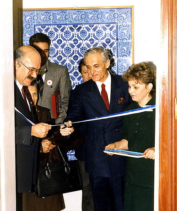 1987 Opening ceremony of the Yıldız Porcelain Factory Museum