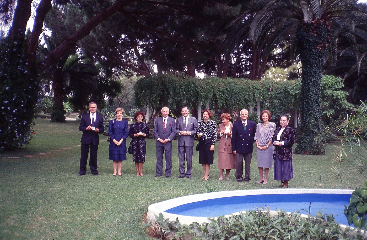 1991 At the embassy for the IRCICA CRAFT Meeting held in Morocco