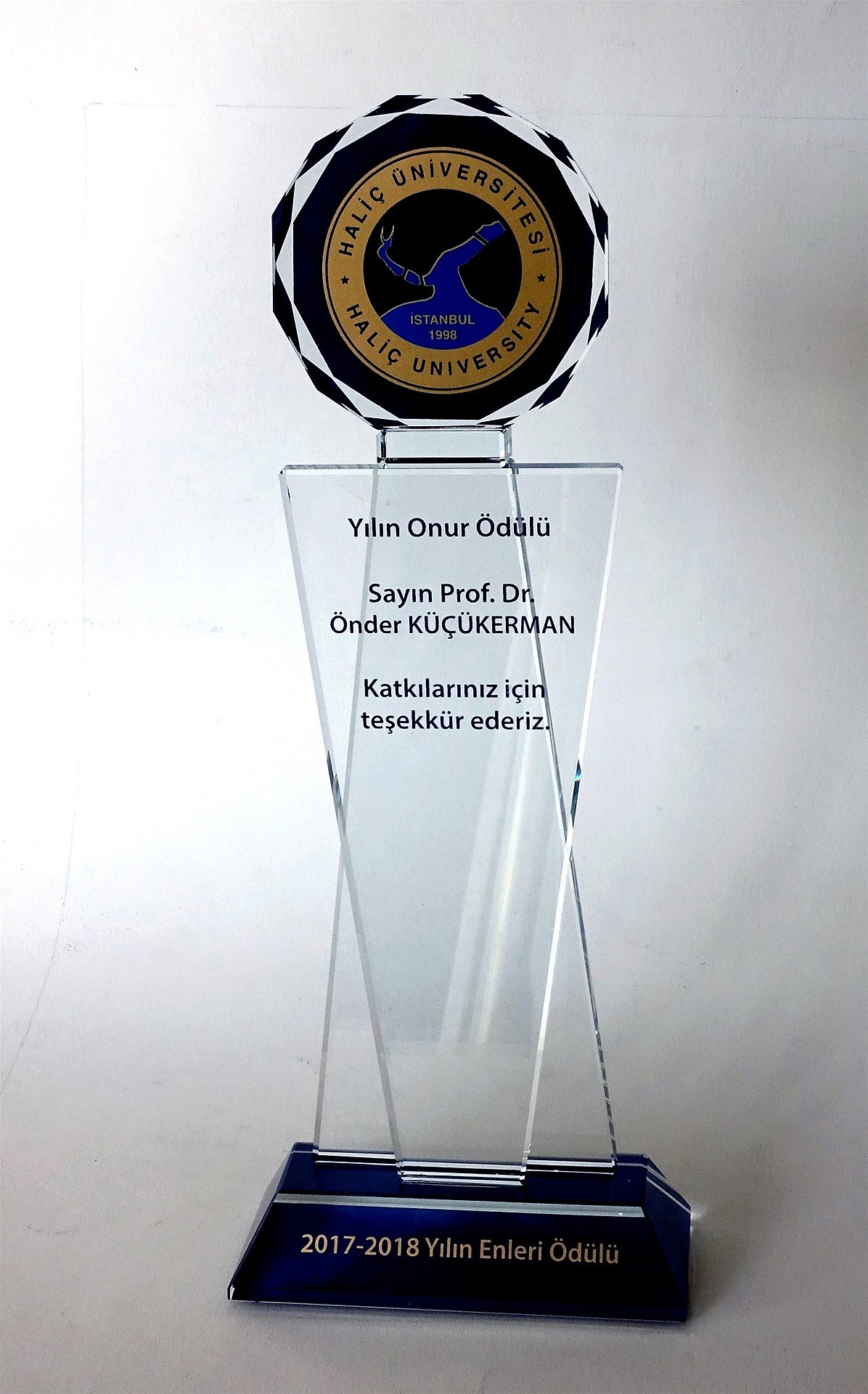 2018 Haliç University HONORARY AWARD