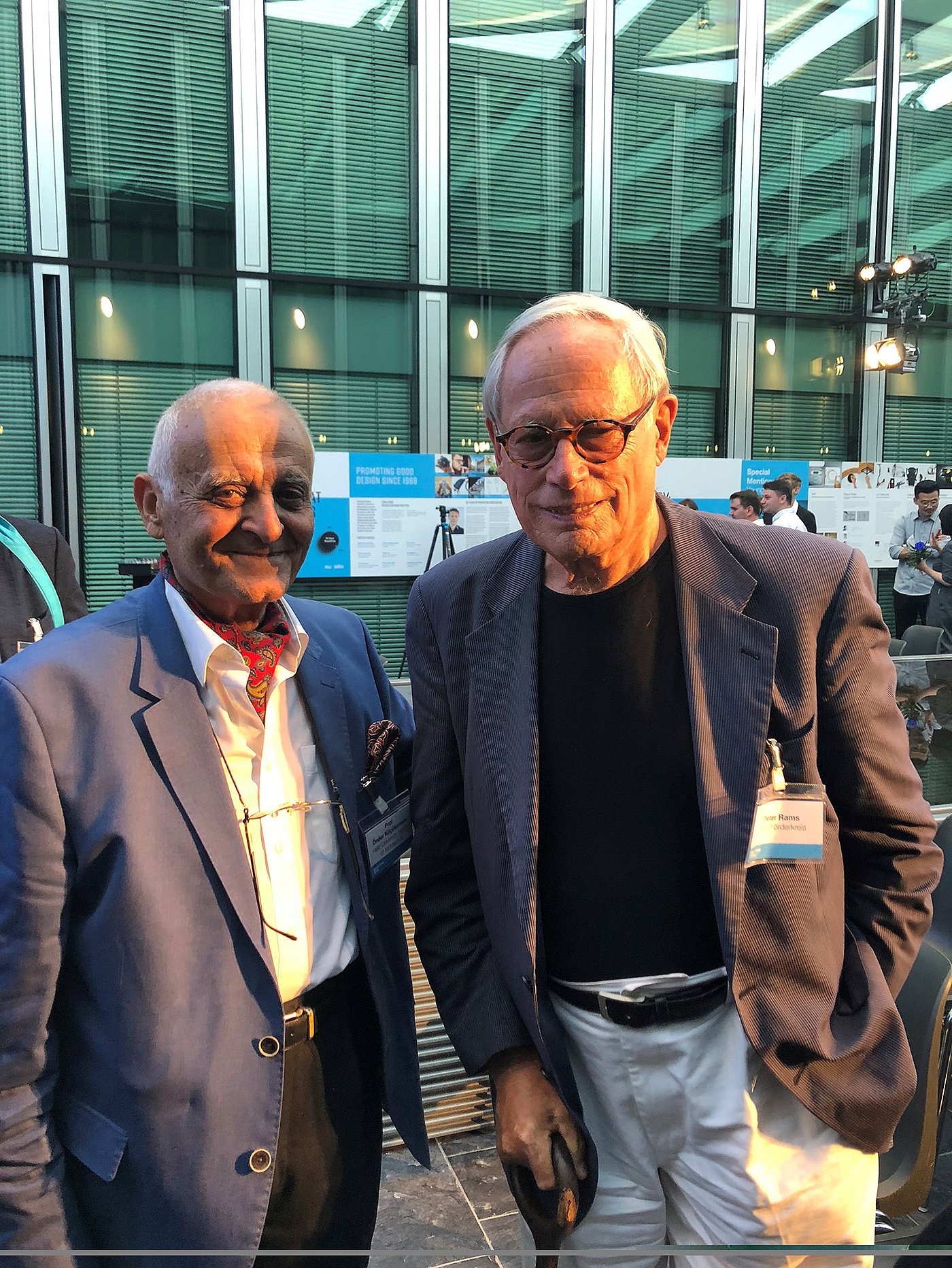 2018 Invited jury member of the P&G Braun Prize, with Braun designer Dieter Rams