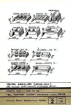 CAM TASARIMLARI -THE INTERNATIONAL HAND-MADE GLASS EXHIBITION - 1