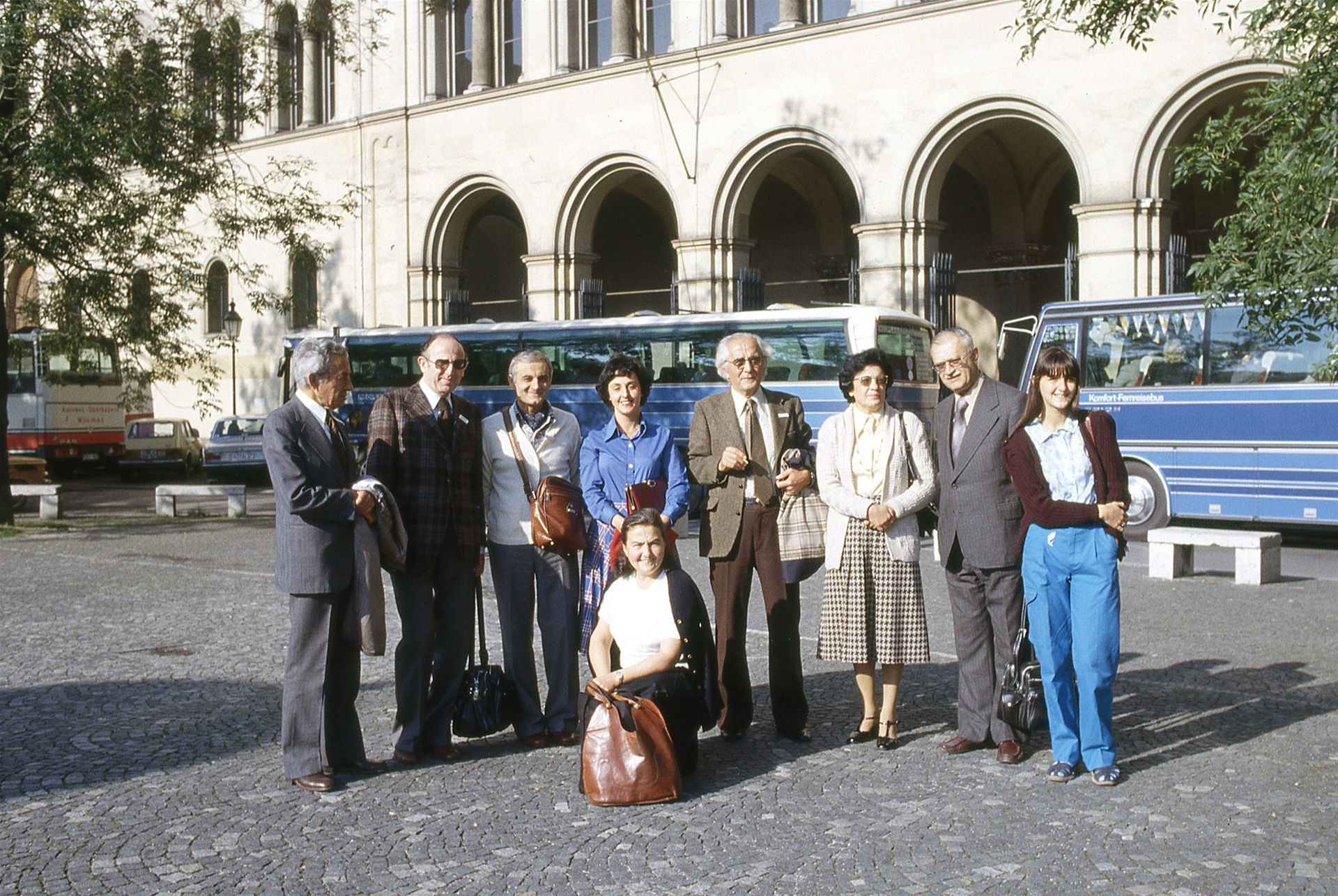 1979 Münih Türk Sanatları Kongresinde Akademi Hocaları ile